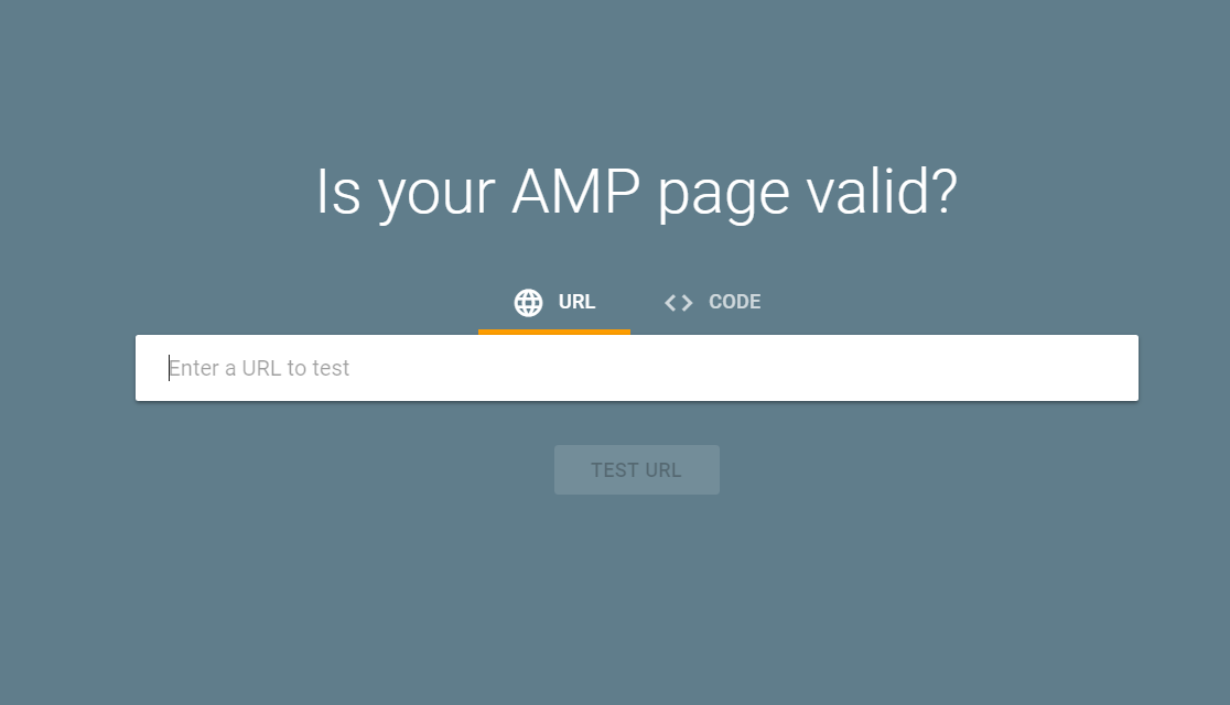 Google AMP test