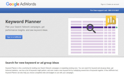 Google Ads Keyword Planner
