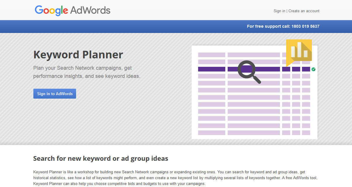 Google Ads Keyword Planner