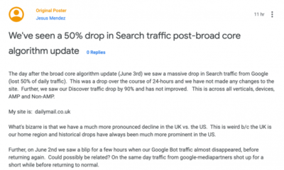 DailyMail traffic dropped by 50%
