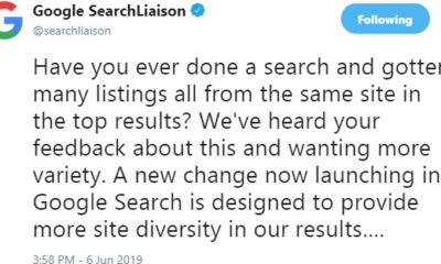 Google Diversity update
