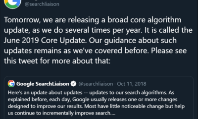 Google June 2019 core algorithm update