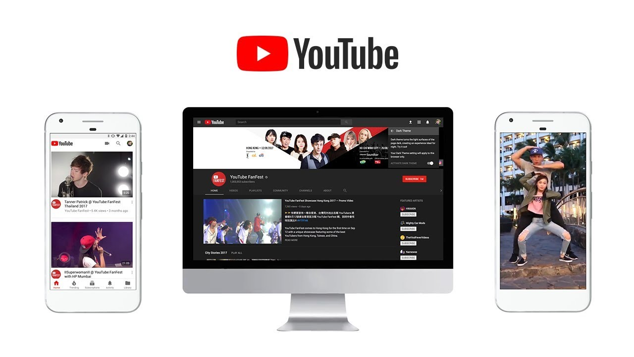 YouTube new layout