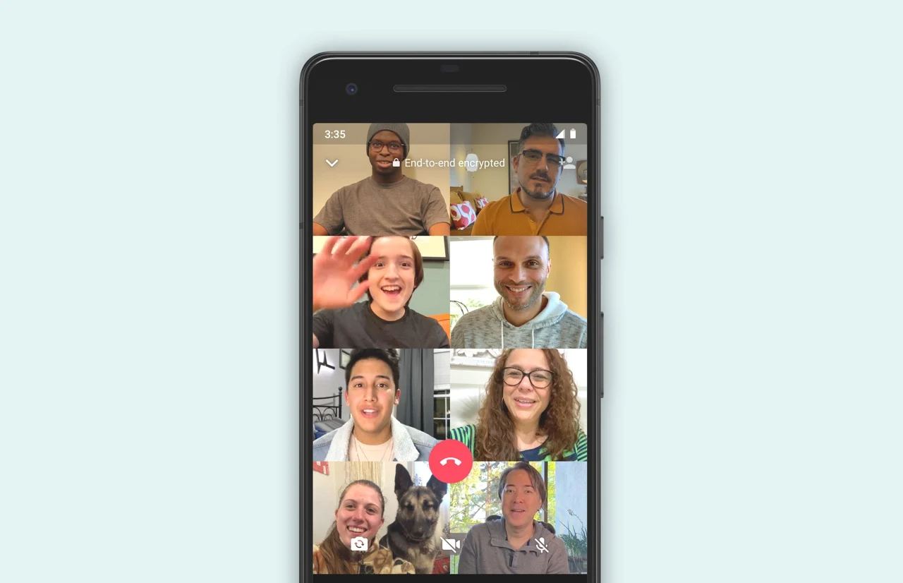 WhatsApp group video calls