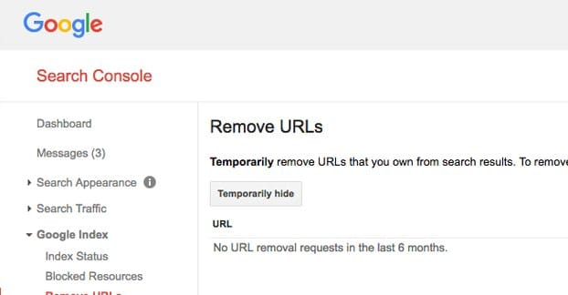 Remove URL