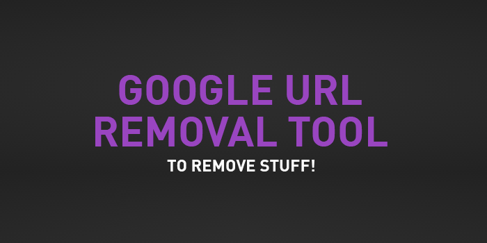 google url removal tool