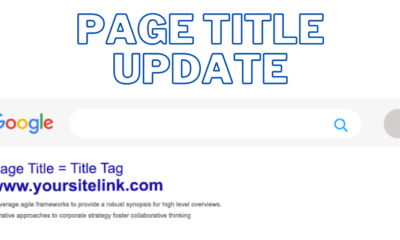 Page title update