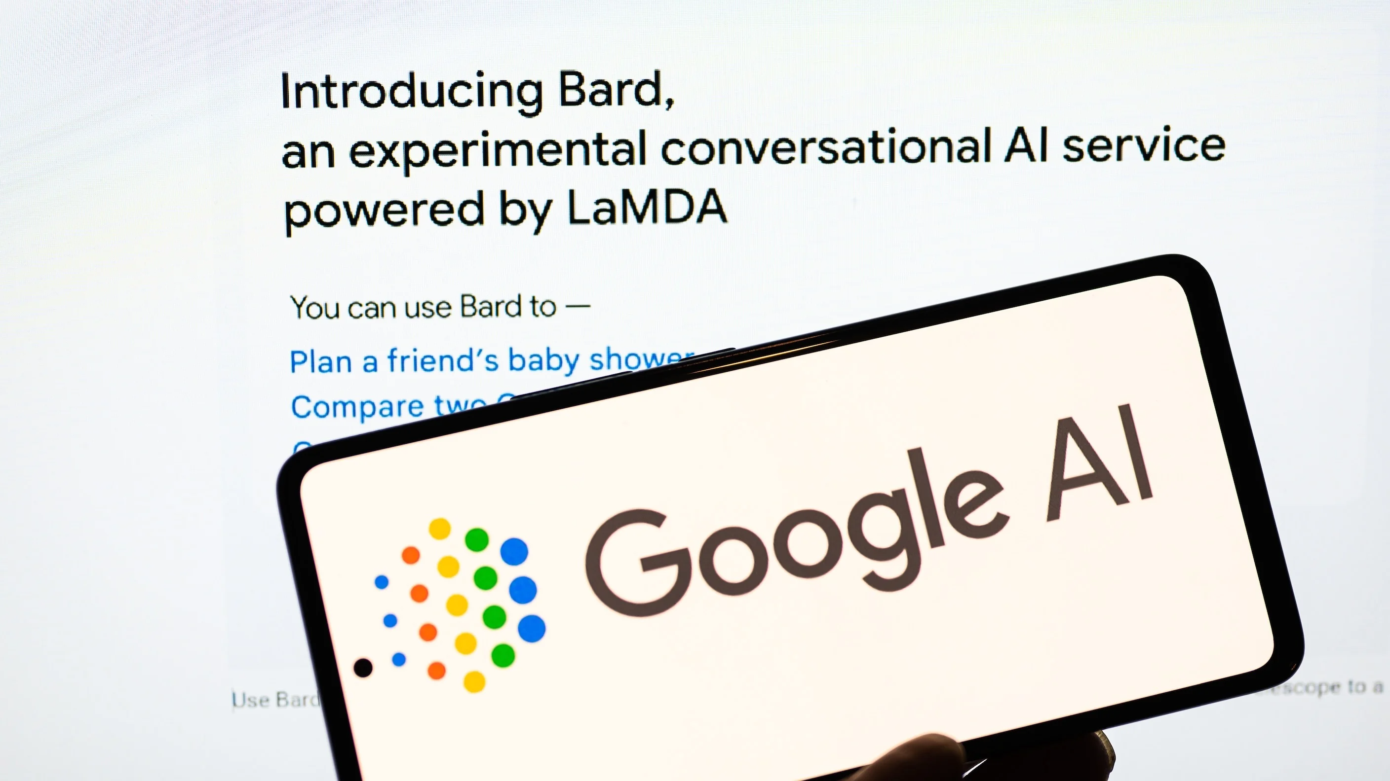 Google AI chatbot Bard