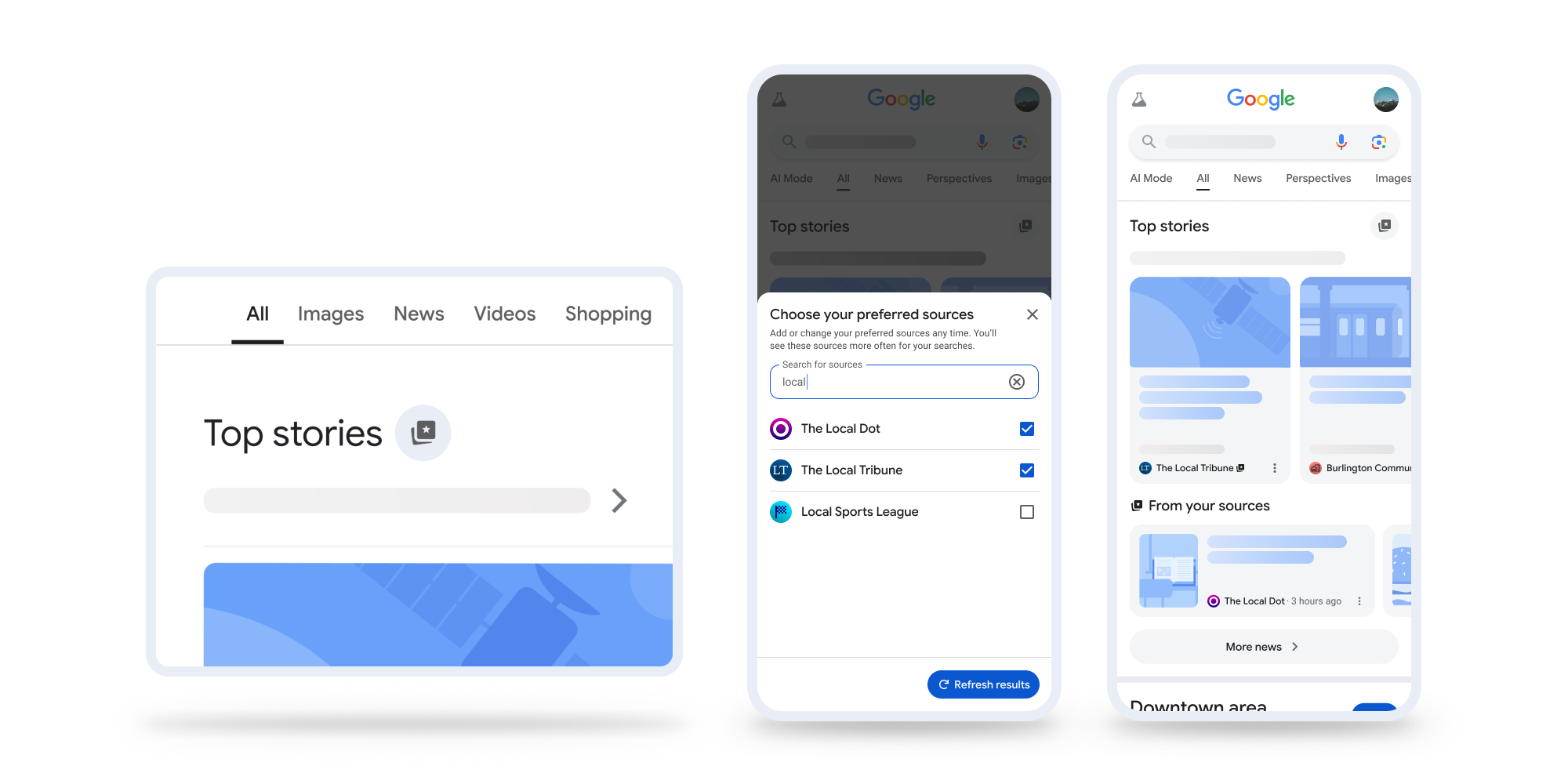 Google Search Preferred Sources update