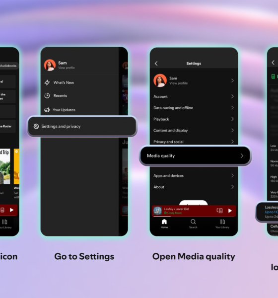Spotify lossless streaming